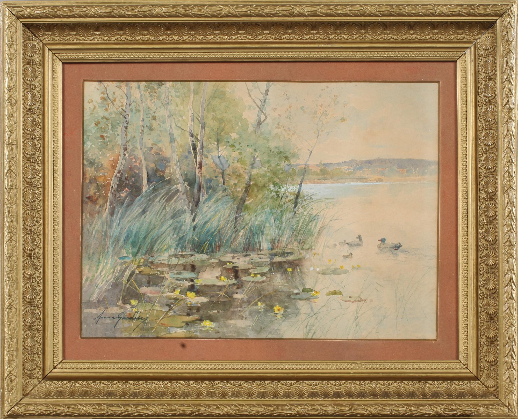 ANNA GARDELL-ERICSON, akvarell, signerad.