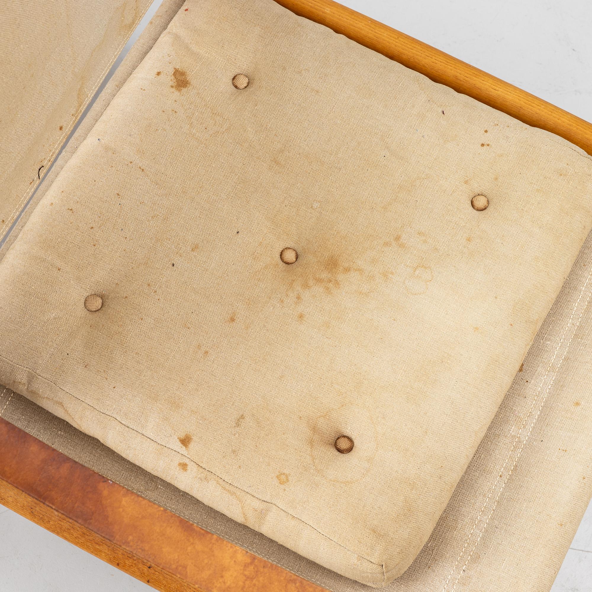 Kaare Klint, a pair of 'Safari Chair', Rud. Rasmussens Snedkerier, Denmark.