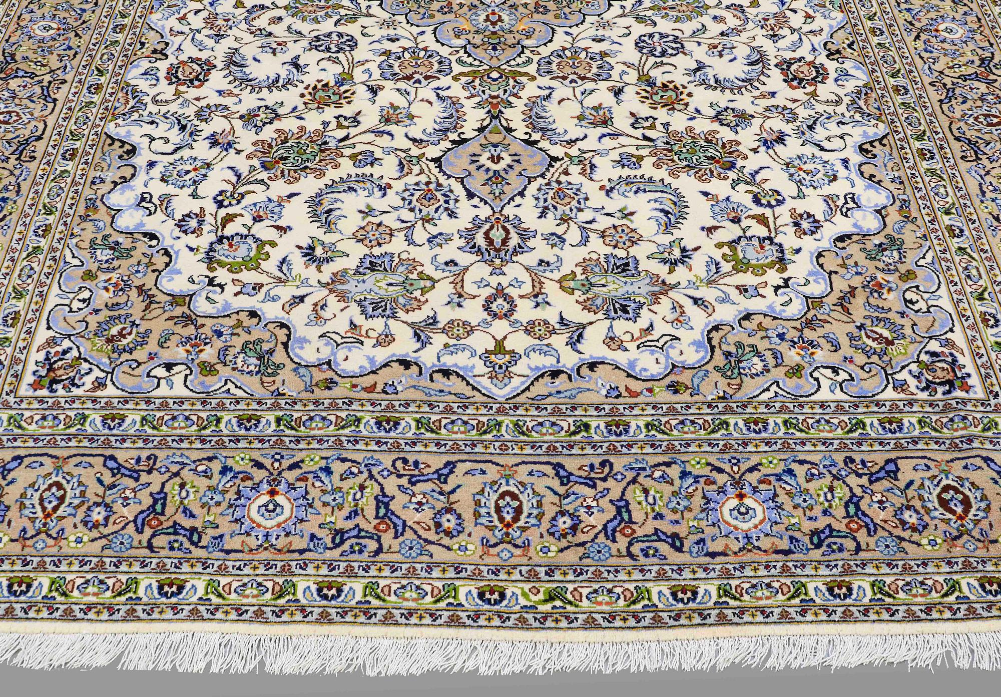 Carpet, Keshan, approx. 350 x 244 cm.