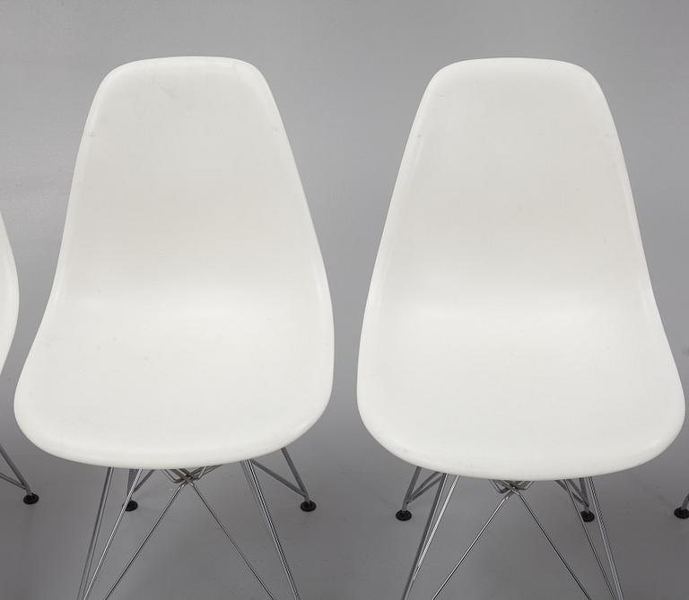 Charles & Ray Eames, stolar, 6 st, "Plastic chair", Vitra, 2006.