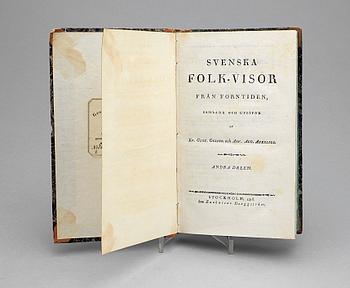 BOKVERK, "Svenska folkvisor", volym 1-4, P. A Nordstedt & söner, 1846.