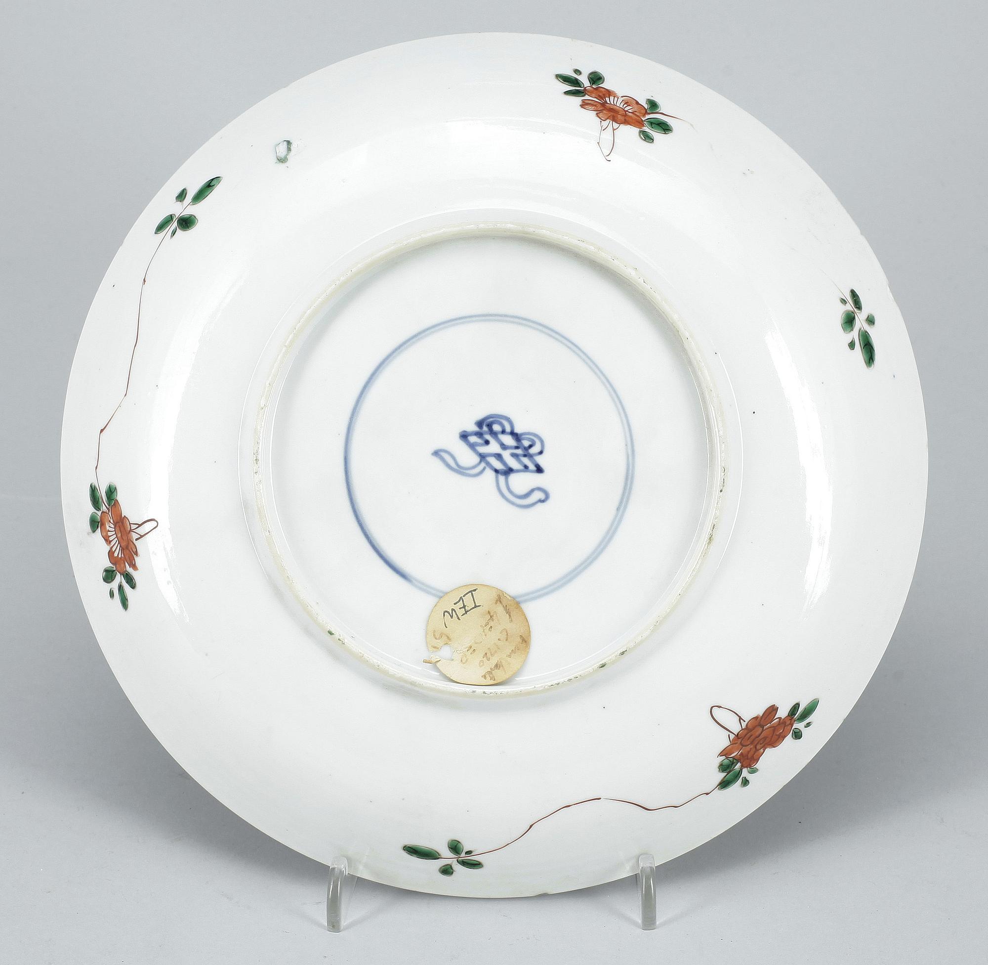 FAT, porslin, Kangxi, Qingdynastin, tidigt 1700-tal.