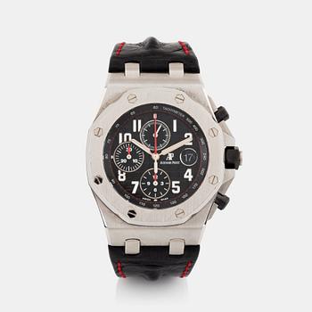 47. Audemars Piguet, Royal Oak, Offshore, chronograph, "Vampire".