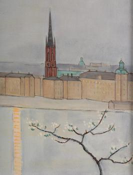 Einar Jolin, View of Riddarholmen.