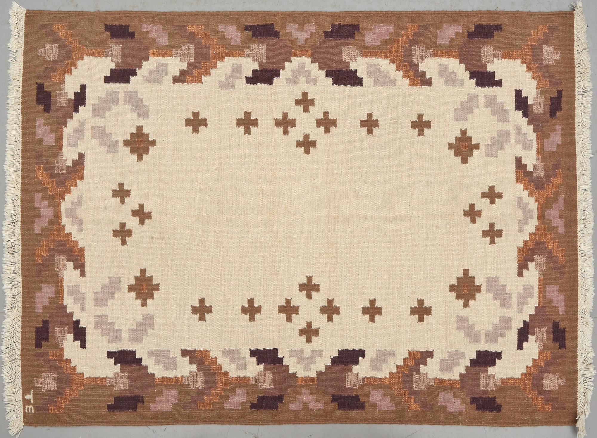 MATTA, rölakan, signerad TE, 1900-talets andra hälft. Ca 200 x 145 cm.