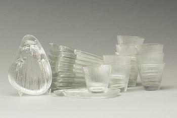 COCKTAILSET, 10 delar, Lennart Andersson, Gullaskruf.