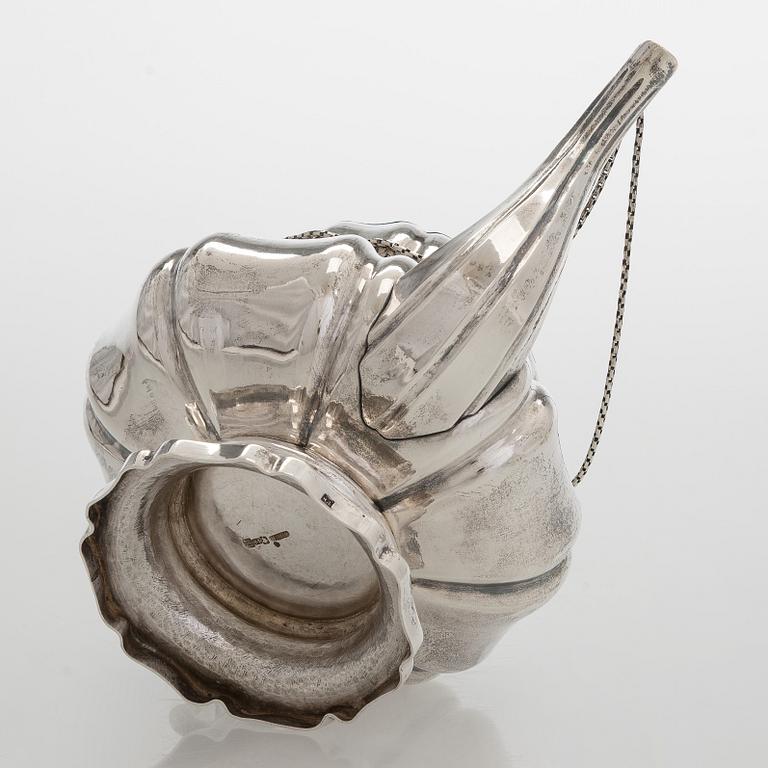 Jakob Wiberg, tekanna, silver. Moskva 1848.