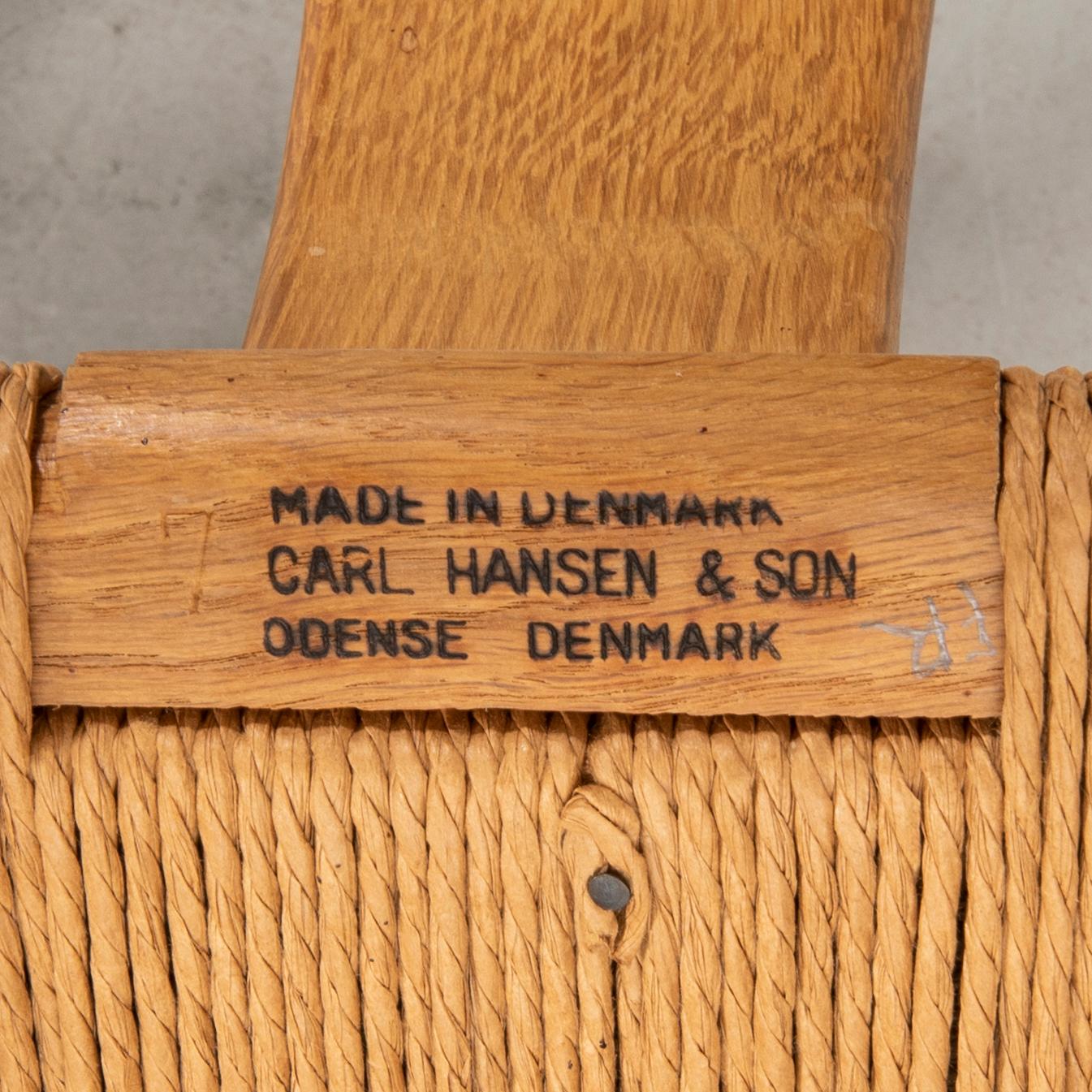 Hans J. Wegner, chairs, a pair, "The Y-Chair", model CH-24, Carl Hansen & Søn, Denmark.