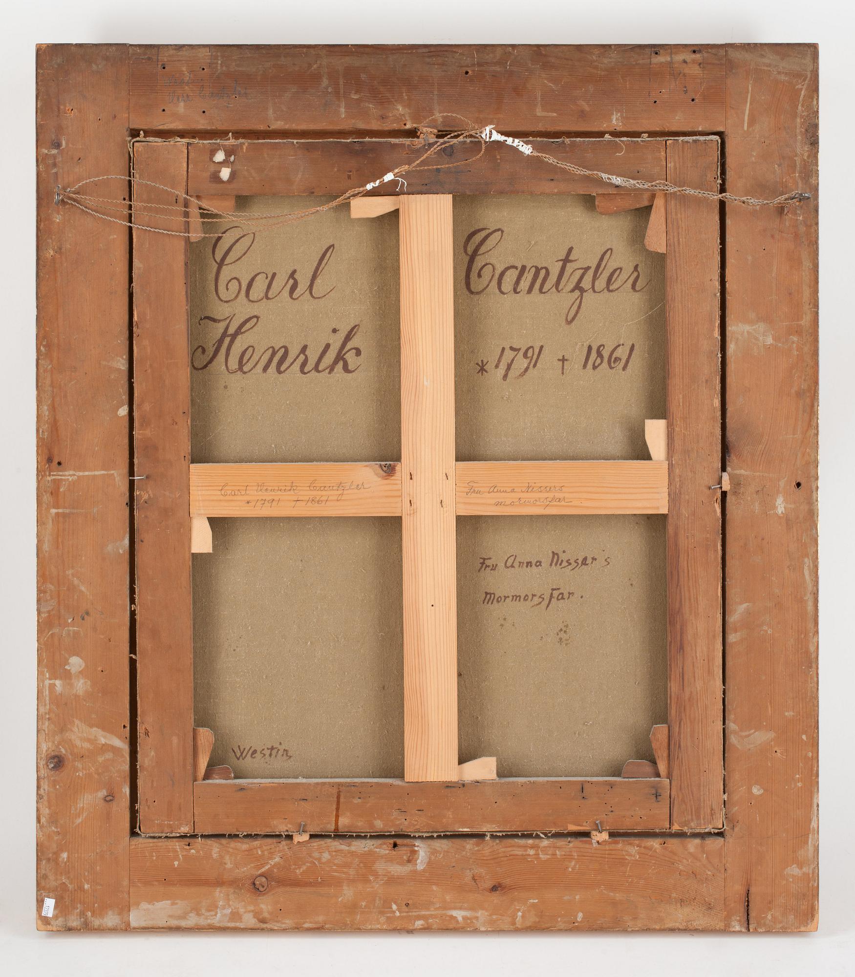 Fredric Westin, "Carl Henrik Cantzler" (1791-1861).