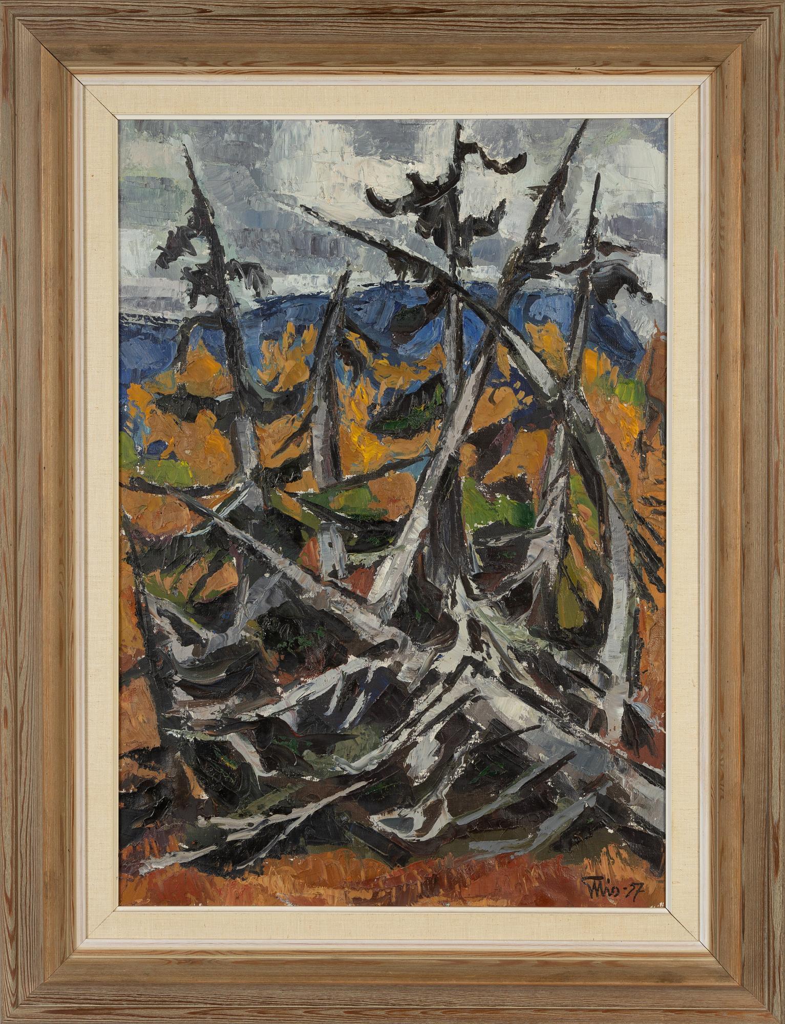 Bengt Ellis, oil on canvas, signed and dated -57.