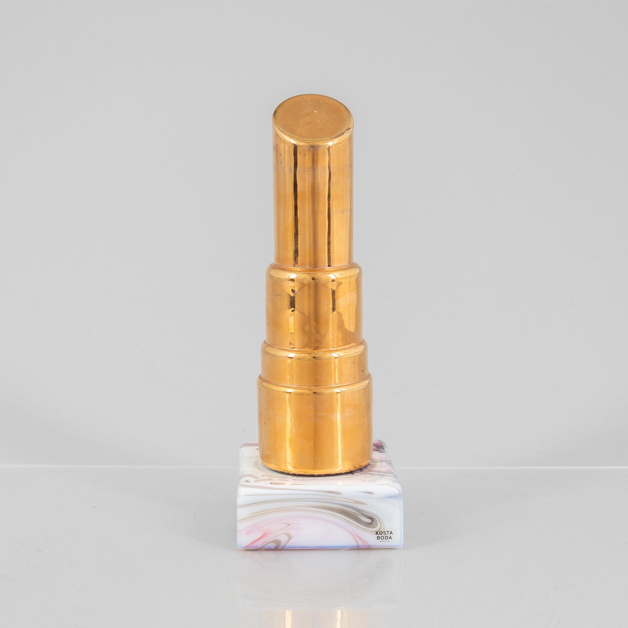 Åsa Jungnelius, skulptur, glas, "Make Up", Kosta Boda.