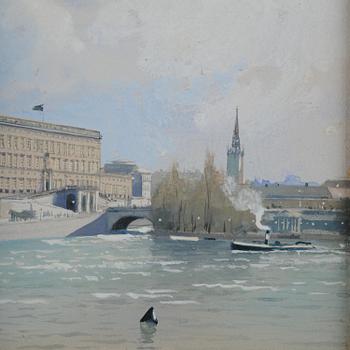 Anna Palm de Rosa, "Strömmen med Stockholms slott".