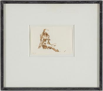 JOHN-E FRANZÉN, ink wash on paper, signed and dated 1991.