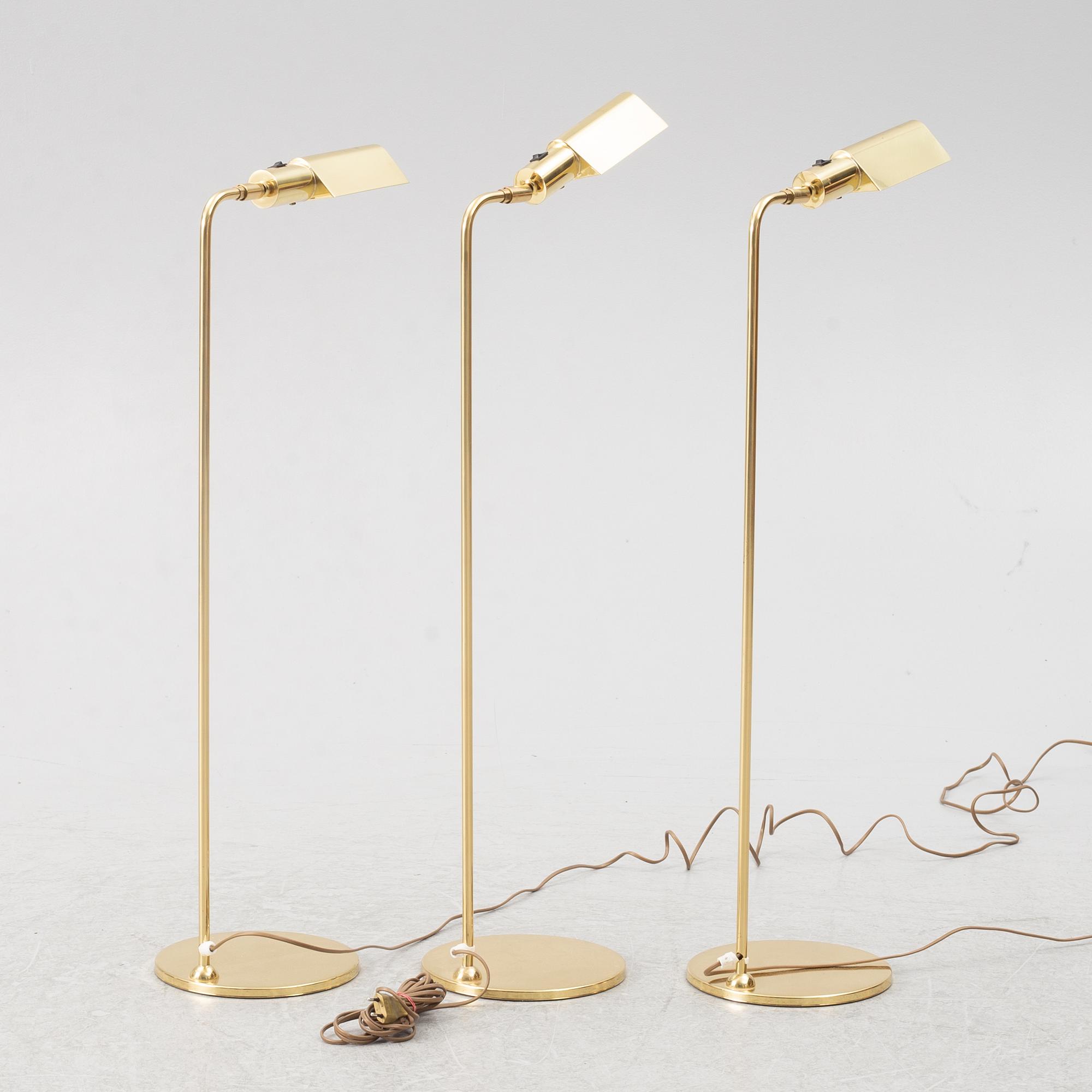 Three floor lamps, Örsjö Belysning AB, Örsjö.