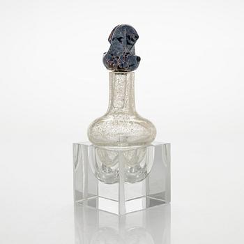 Tiina Nordström, an art glass signed Tiina Nordström, Iittala 1991.