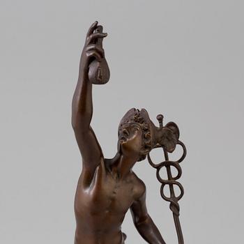 A bronze sculpture, ca 1900.