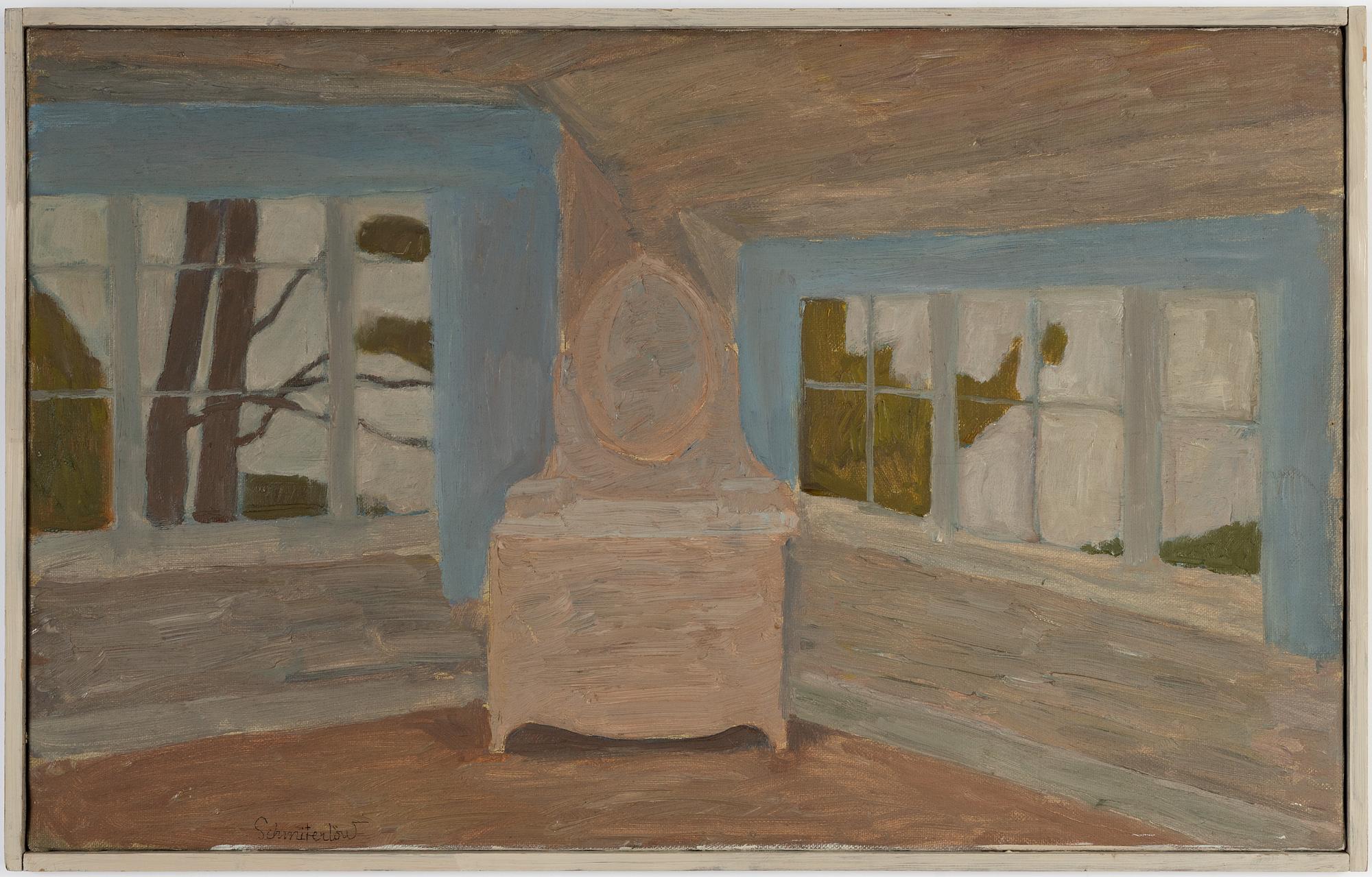Bertram Schmiterlöw, oil on canvas, signed.