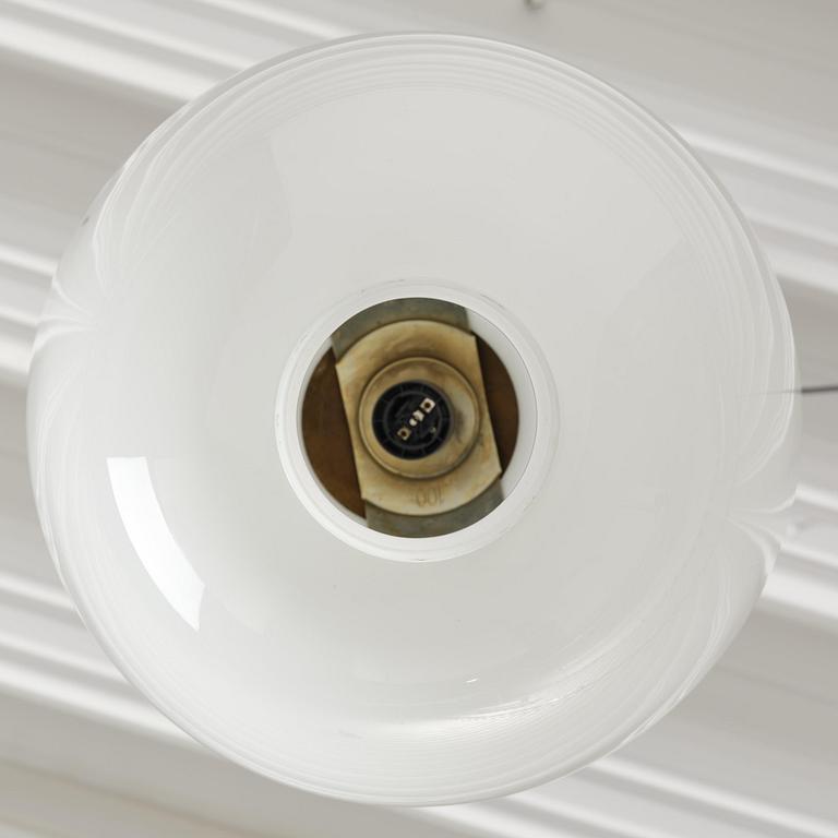 Harald Notini, a pair of ceiling lamps model 11472, Arvid Böhlmarks Lampfabrik, Stockholm, 1940s.