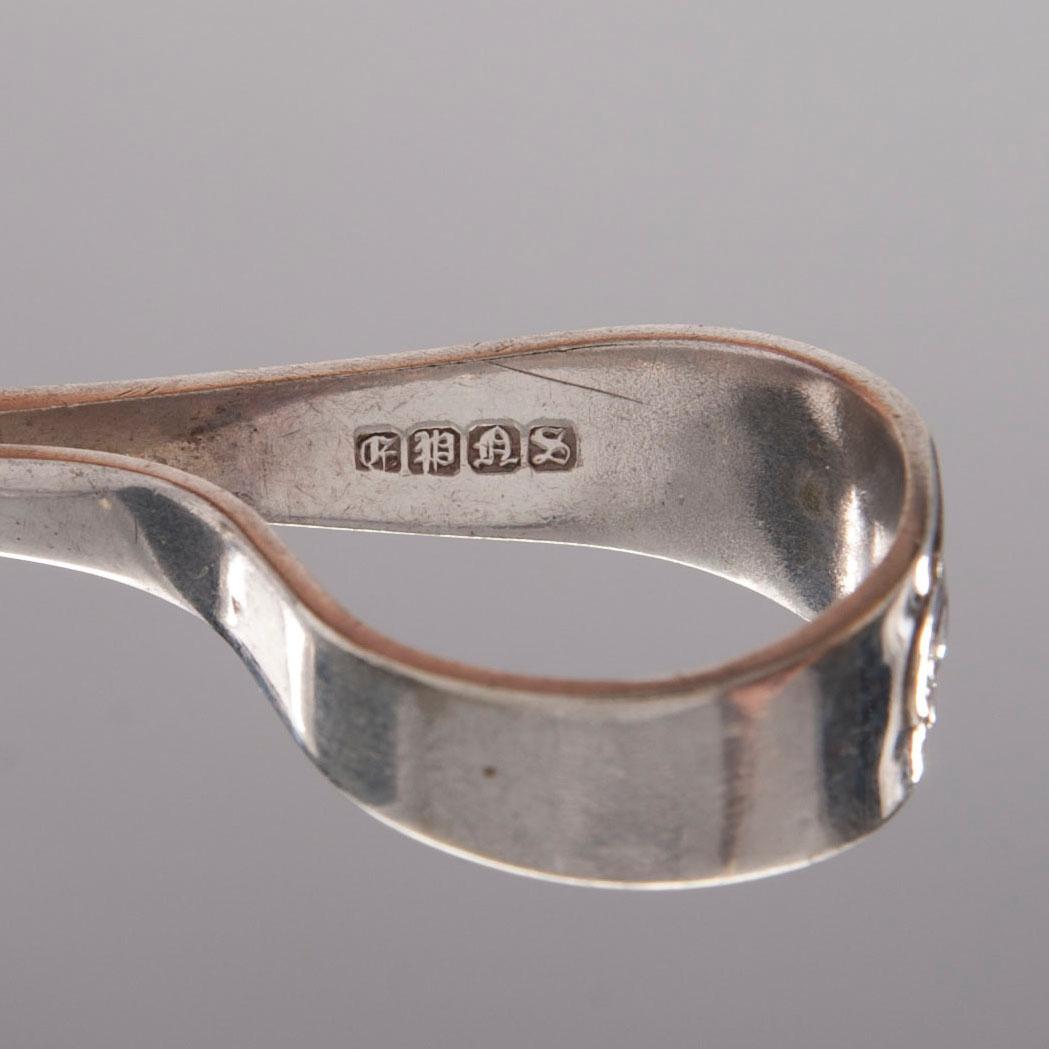 SÅSSNIPOR 2 ST, MEDICINSKED OCH KNUFFARE, nysilver och  försilvrade, Barker Brothers, England, tidigt 1900-tal.