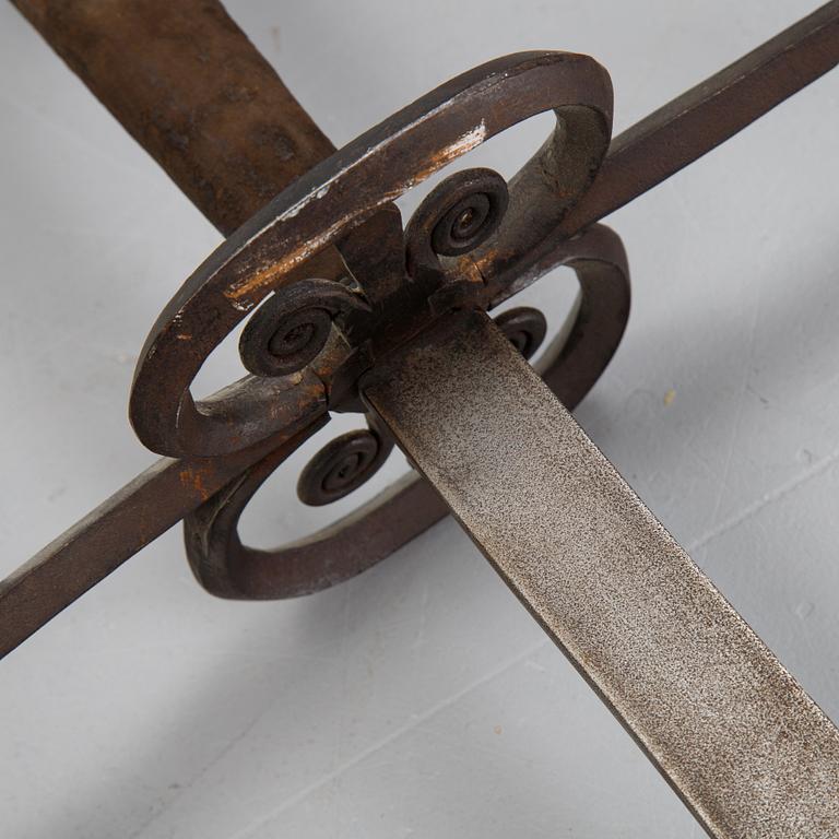 A two-hand sword, end of the 19th Century.