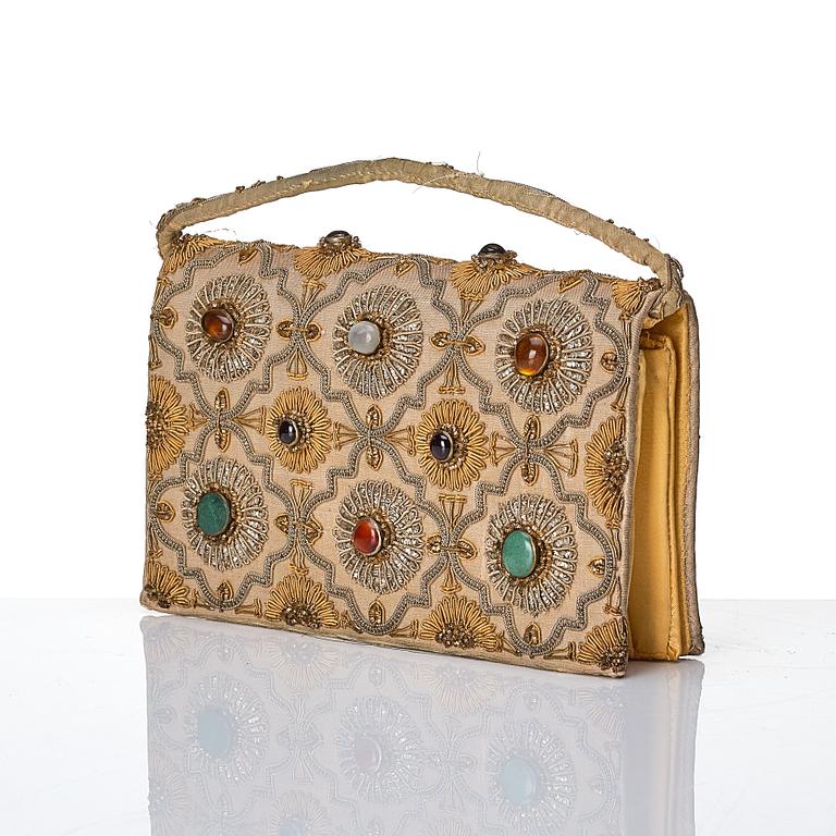 Aftonväskor, 2 stycken, 1900-talets mitt. Alva & Gunnar Myrdals samling.
