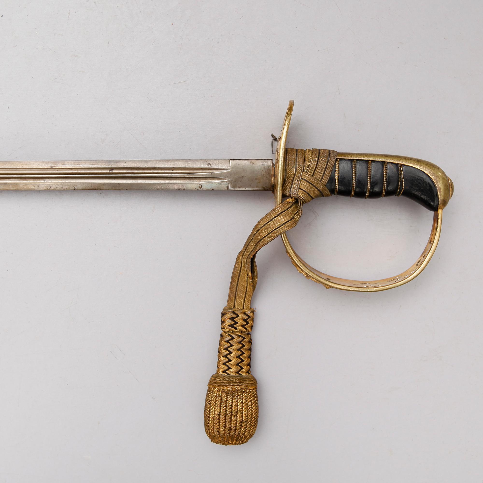 SABEL, m/1893 för officer vid kavalleriet.