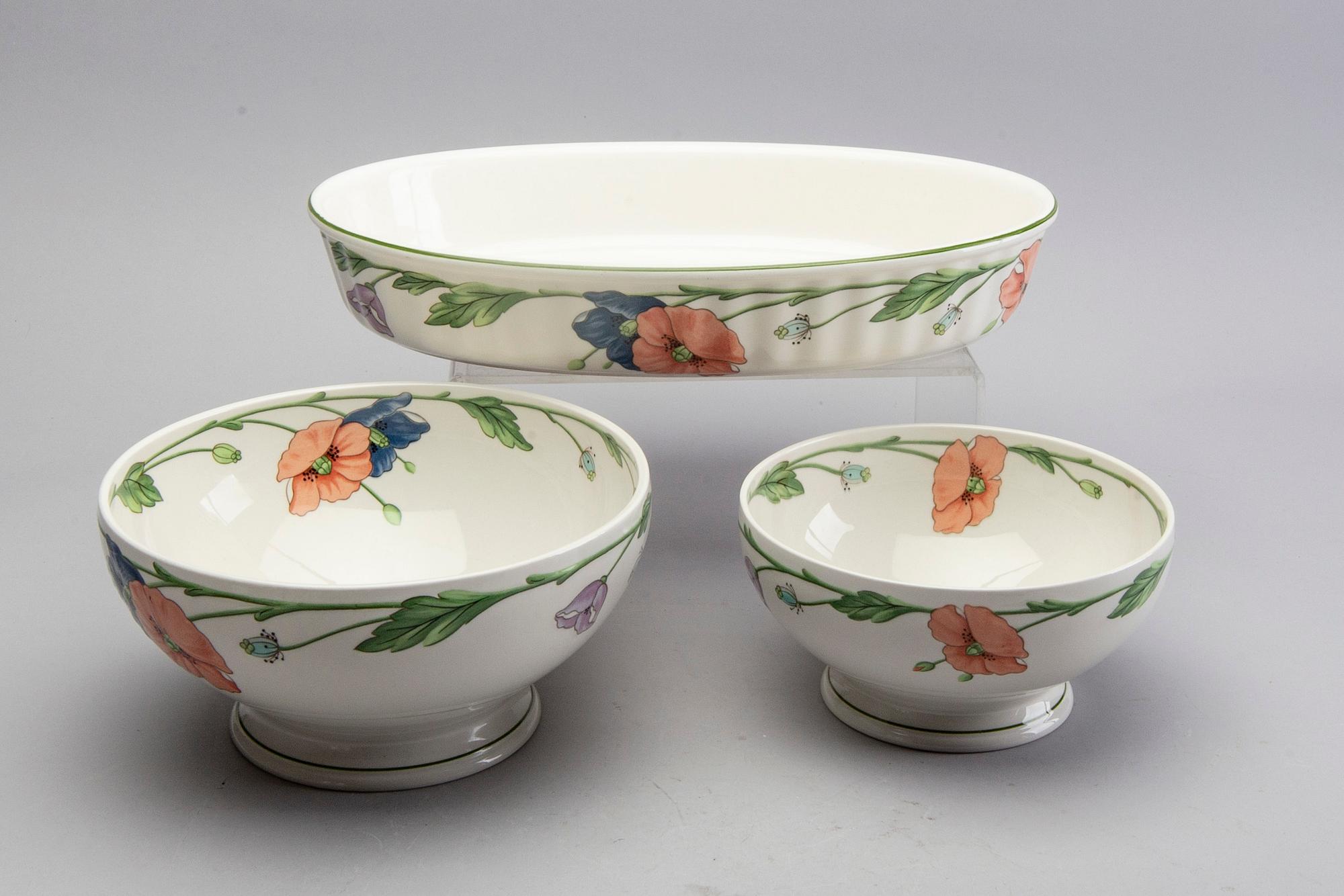 Servis, ca 70 delar, "Amapola", Villeroy & Boch.