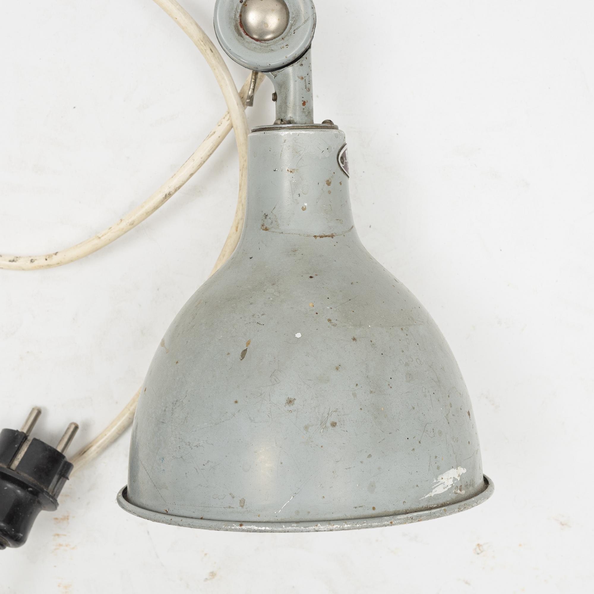 Industrilampor, ett par, PeFeGe, 1900-talets mitt.