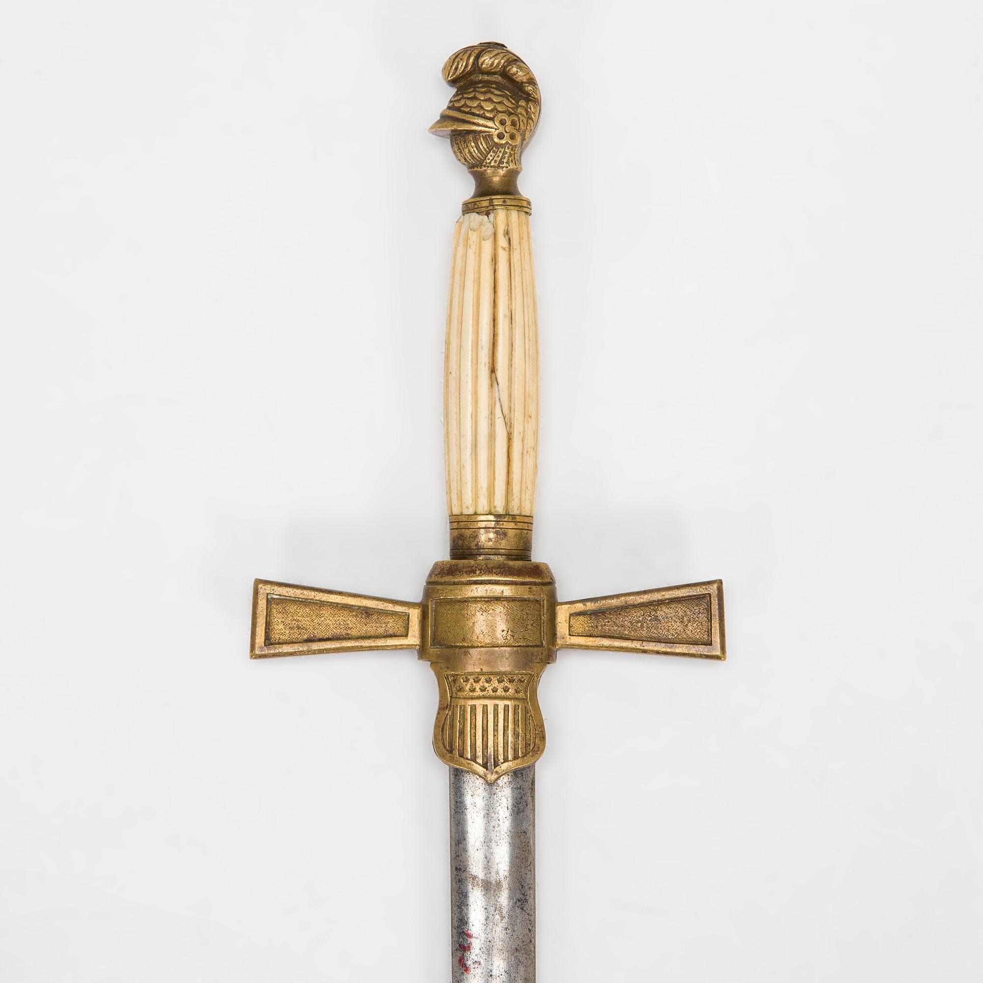 Ceremonial sword, American, early 20th century.