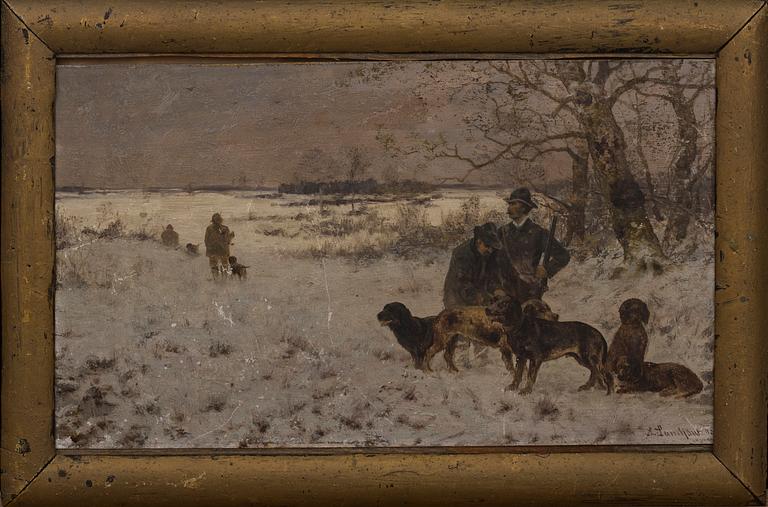 LANCHOW LUDWIG, oil on panel, signed,