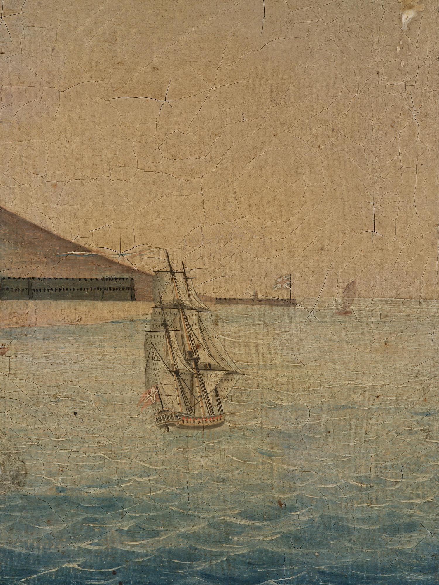 "Table Mountain", Kina, omkring 1800.