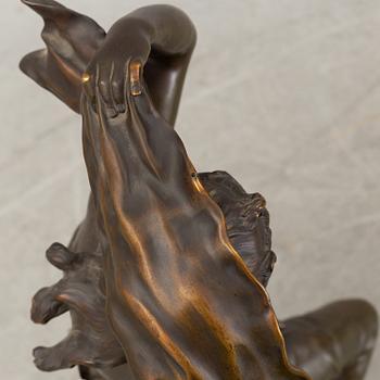 JEAN-BAPTISTE GERMAIN, after, bronze sculpture, 20th century.