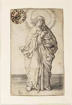 Lucas van Leyden, The Evangelist John from The Four Evangelists, The Apostels Andreas and Johannes from Christ and the Apostles.