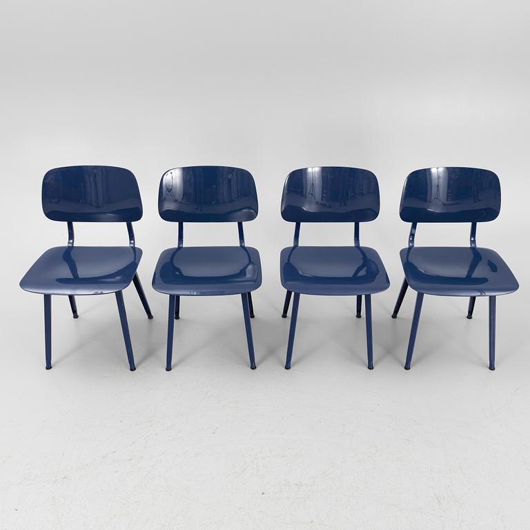 Friso Kramer, four "Revolt" chairs, Ahrend, Holland, 1997.