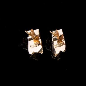 HALSSMYCKE och ÖRHÄNGEN, 14K kultaa. Lapponia 1986. Vikt totalt ca 12,9 g.