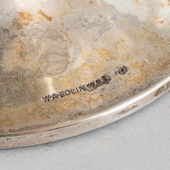 a silver bowl from W.A Bolin, Stockholm, 1925.