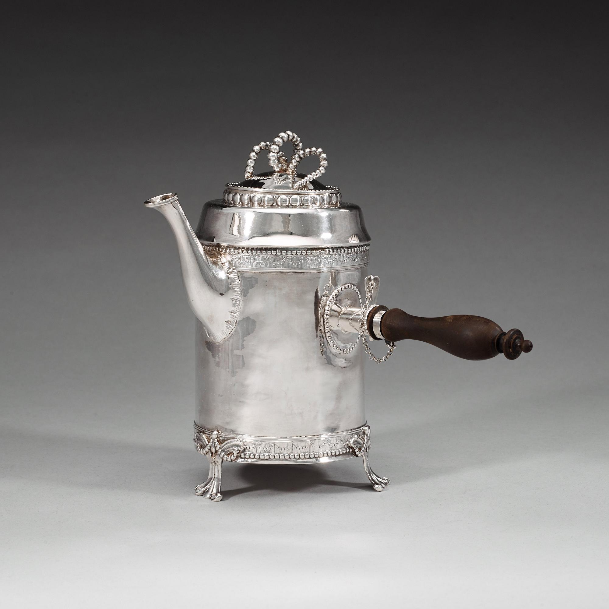 Hans Petter Vogt, Kristianstad 1785. Kaffekanna, gustaviansk.