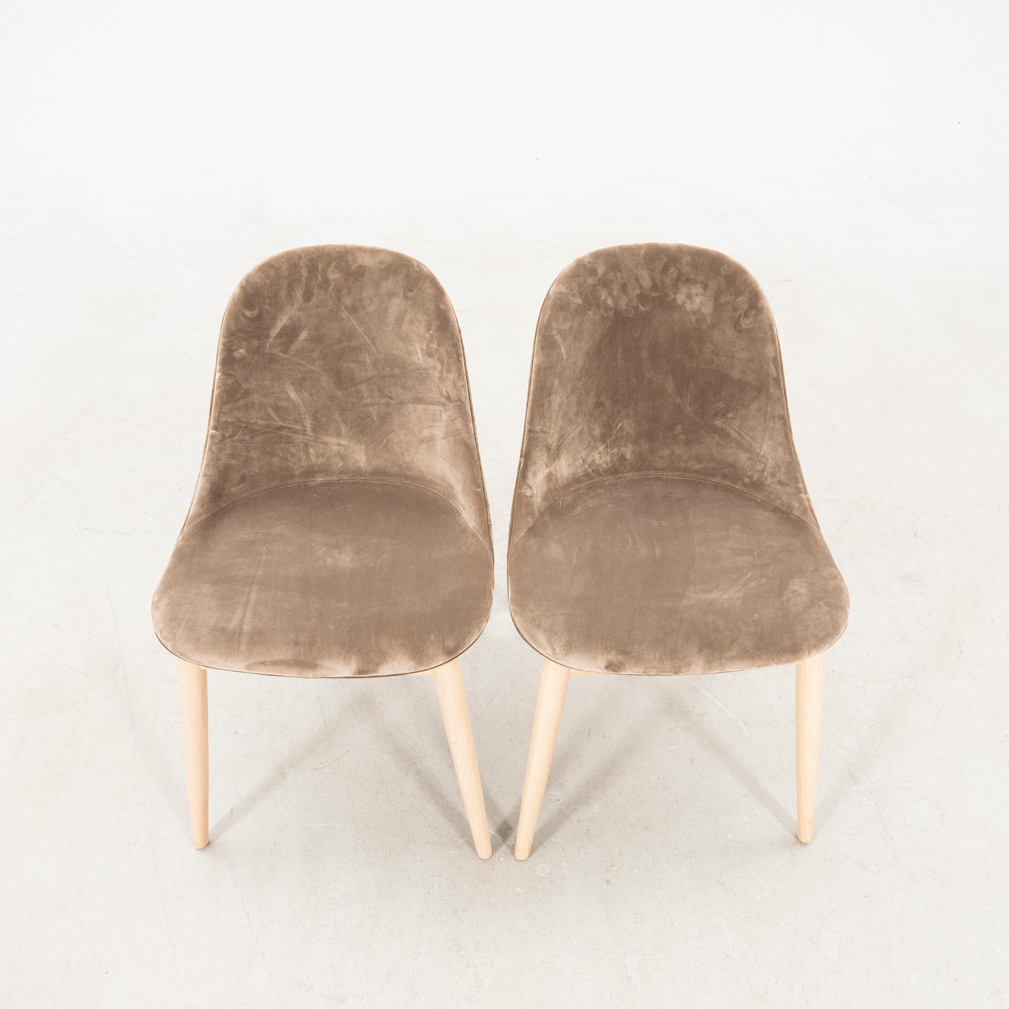 Norm Architects designs 2 "Harbour Dining Chair" for Audo Copenhagen contemporary.