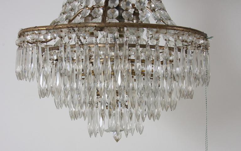 LJUSKRONA, gustaviansk stil, omkring 1900.