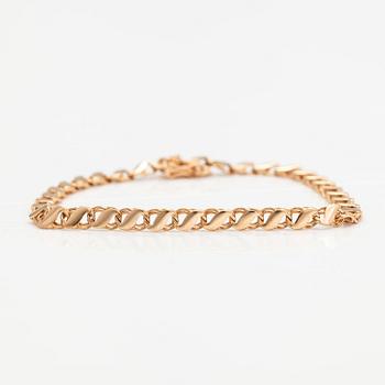 Halsband och armband, 14K guld. Finland 1979.