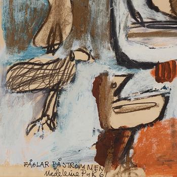 Madeleine Pyk, 'Fåglar på strömmen'.