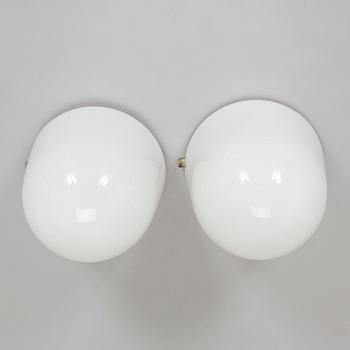 Paavo Tynell, taklampor, ett par, modell 80112-30 Idman 1900-talets mitt.