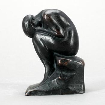HALVAR FRISENDAHL, skulptur, brons, sign. Saknar gjutarstämplar.