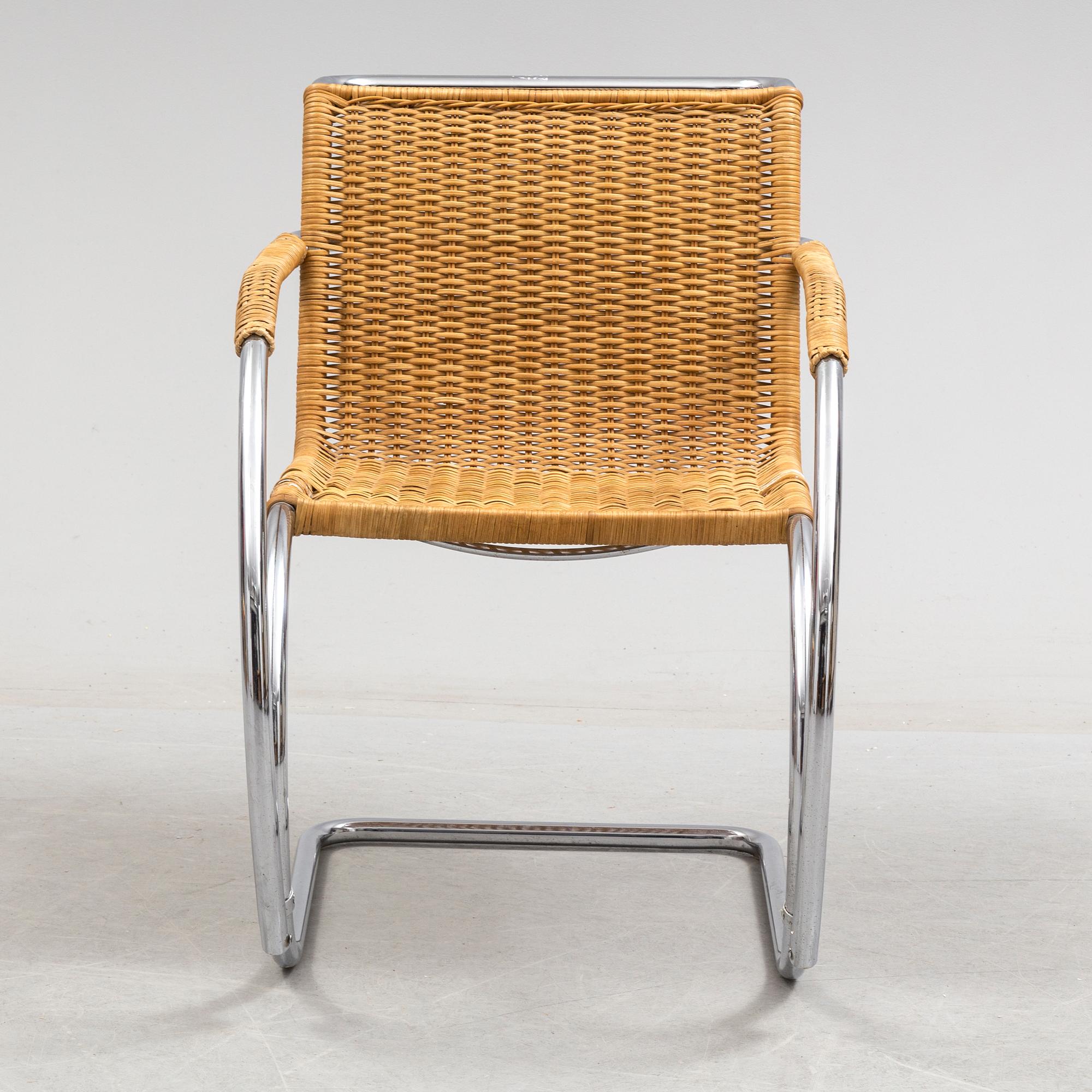 LUDWIG MIES VAN DER ROHE, KARMSTOL, "MR 20", formgiven 1927.