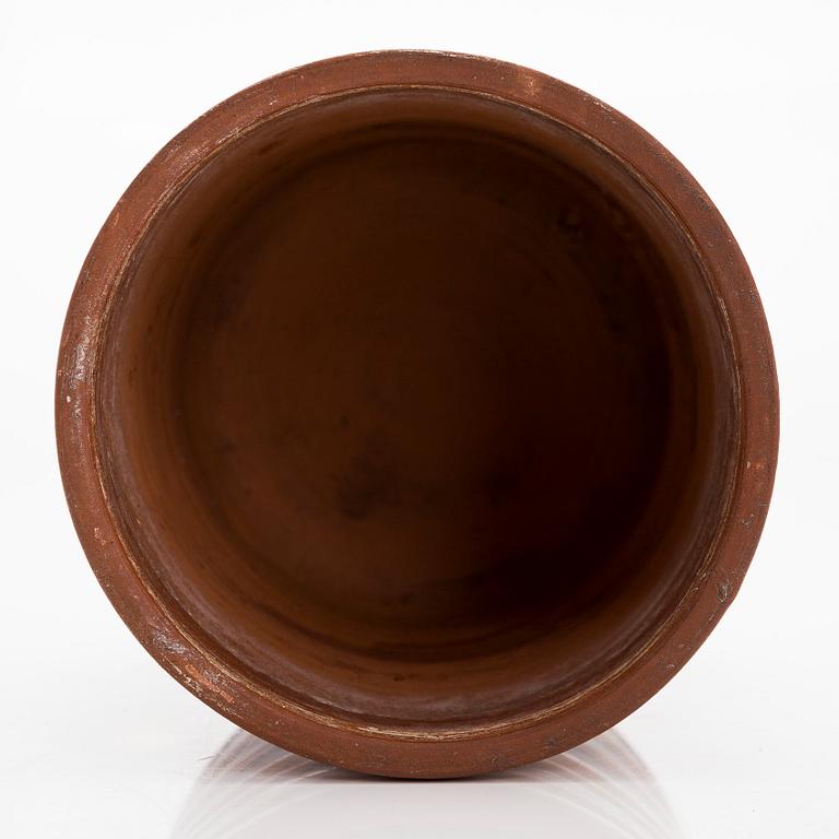 Marita Lybeck, a ceramic vase signed ML, KERA.