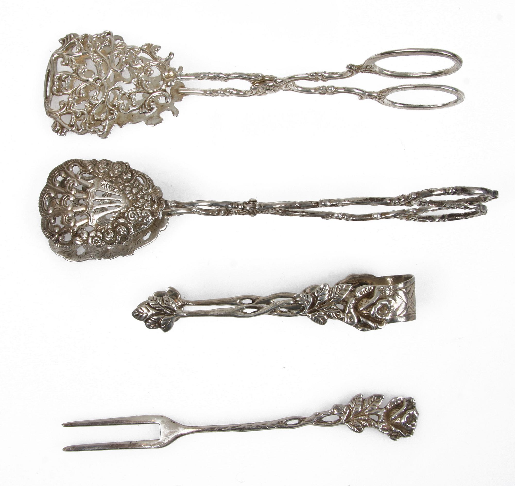 PARTI SILVER, 28 delar, mestadels Sverige och England, 1900-tal. Tot. v. 830 g.