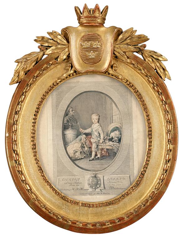 Johan Fredrik Martin, The Crown Prince Gustaf Adolf (1778-1837).