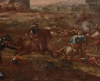 Jacques Courtois kallad le Bourguignon Hans efterföljd, Kavalleribatalj.