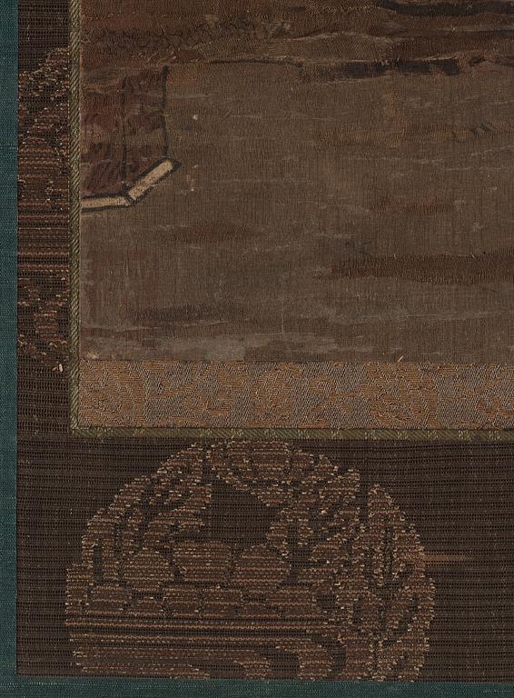 A Chinese or Japanese Tang-style copy of an older Chinese painting, presumably 11-13th Century.