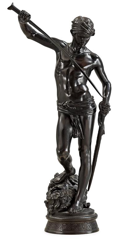 Jean Antonin Marius Mercié, "David vainqueur" (= The winner David).